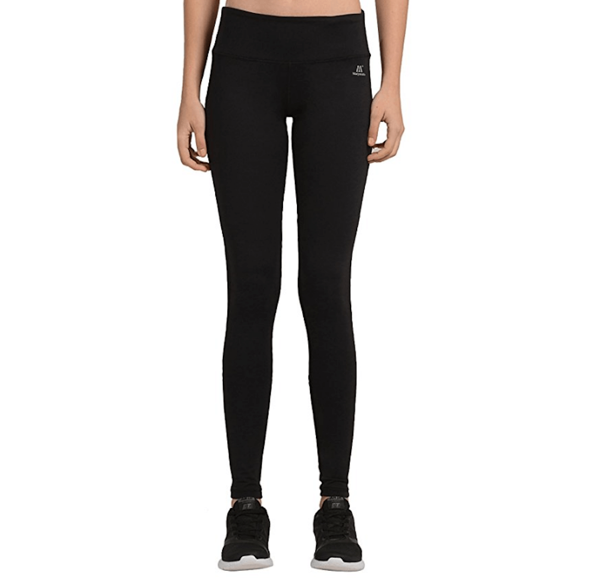 black yoga pants with pockets